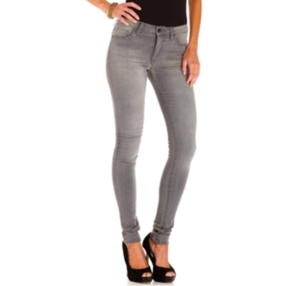 ELSE Skinny Denim Jean Stretch Distressed Size 24